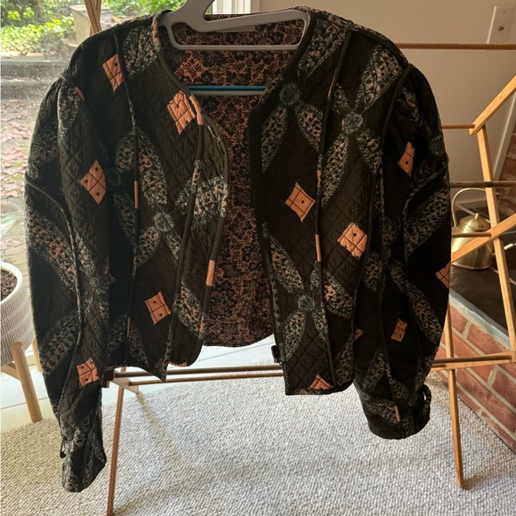 Ulla Johnson Sabi quilted Shibori jacket size M but fits like a small - Picture 5 of 7